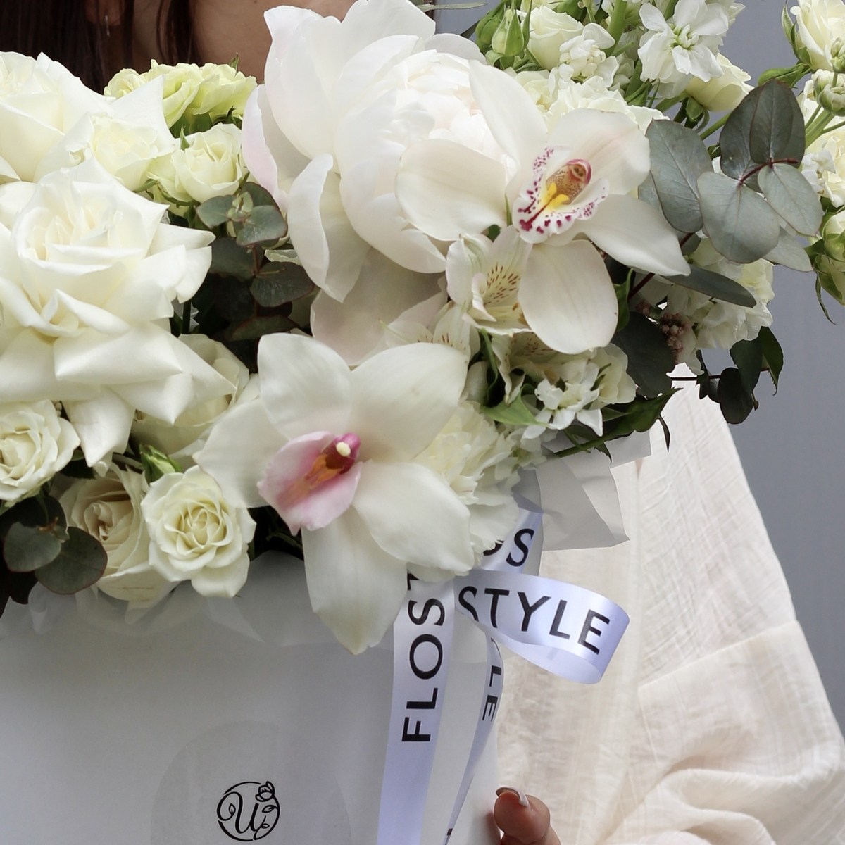 Buket cvetov v korobke 5